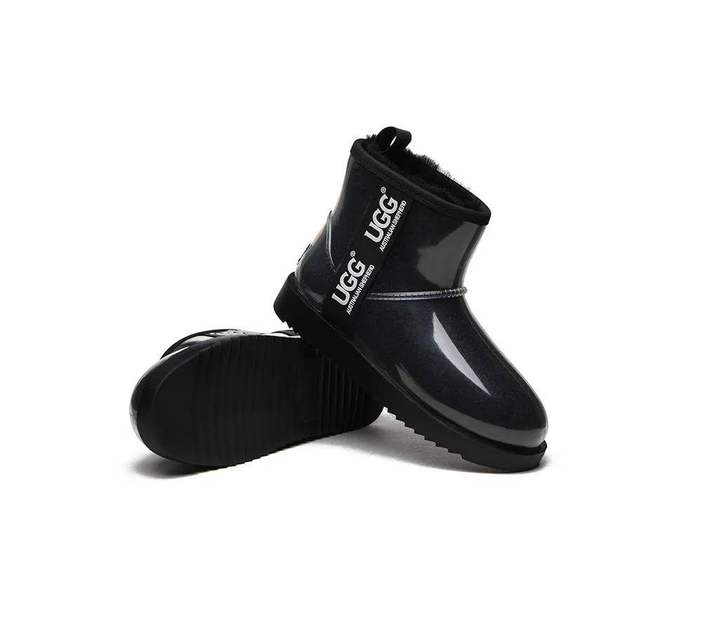 Clear Waterproof and Shearling Classic Boots