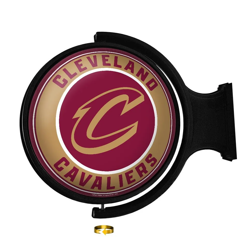 Cleveland Cavaliers: Original Round Rotating Lighted Wall Sign