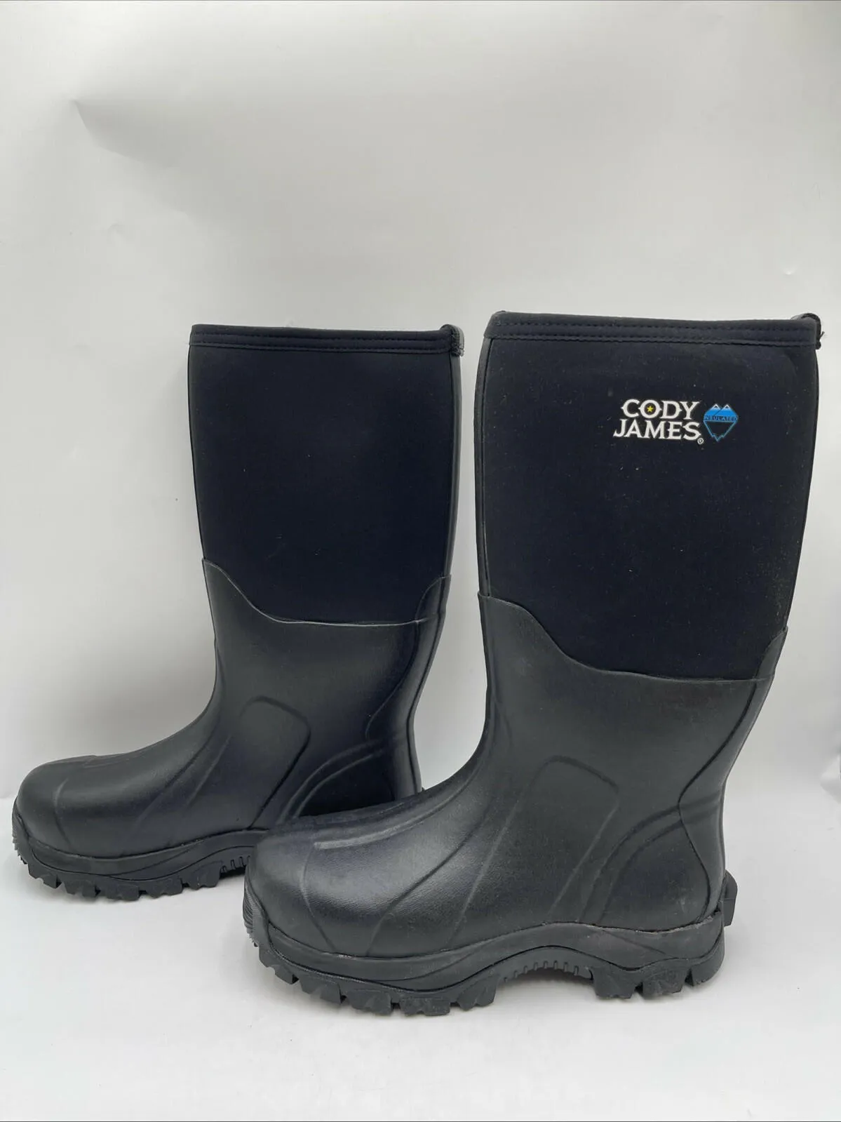Cody James Men's Glacier Guard Insulated Rubber Boots Soft Toe Black Size 11D - Very Good