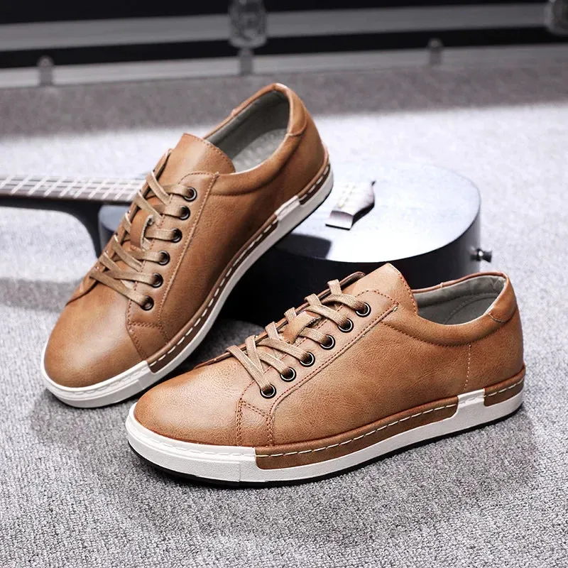 ComfortFlex Herren Leder Sneakers