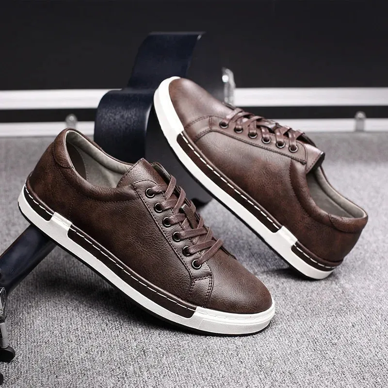 ComfortFlex Herren Leder Sneakers