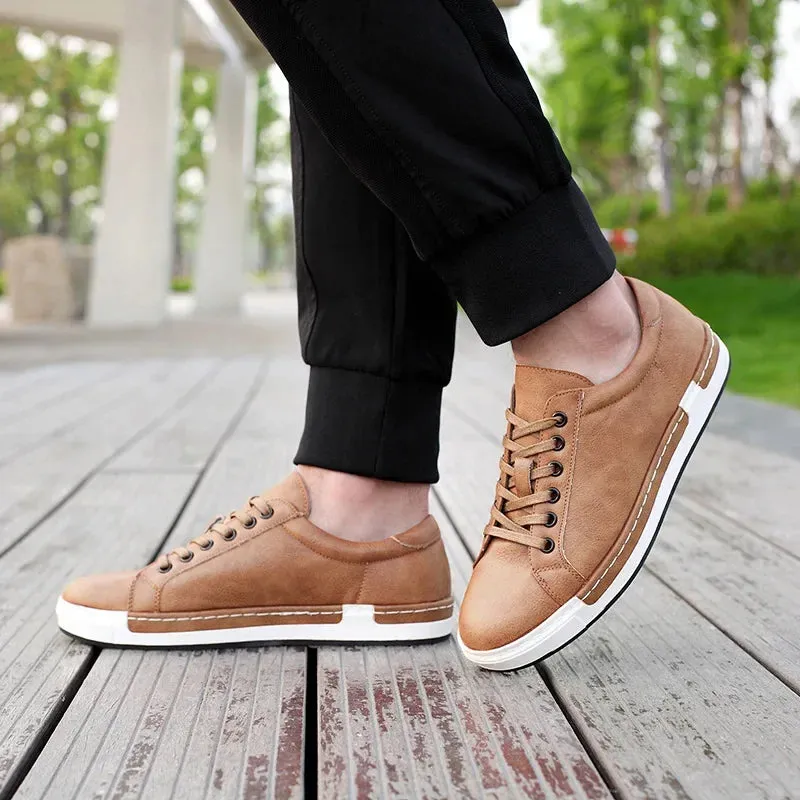 ComfortFlex Herren Leder Sneakers