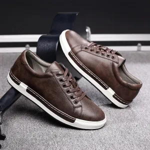 ComfortFlex Herren Leder Sneakers