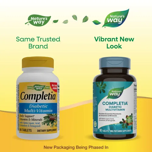 Completia® Diabetic Multi-Vitamin (Iron Free)