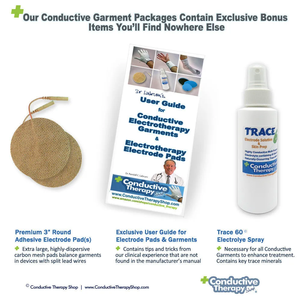Conductive Electrode Cuffs Pair Package