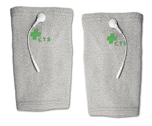 Conductive Electrode Knee Sleeves Pair Package