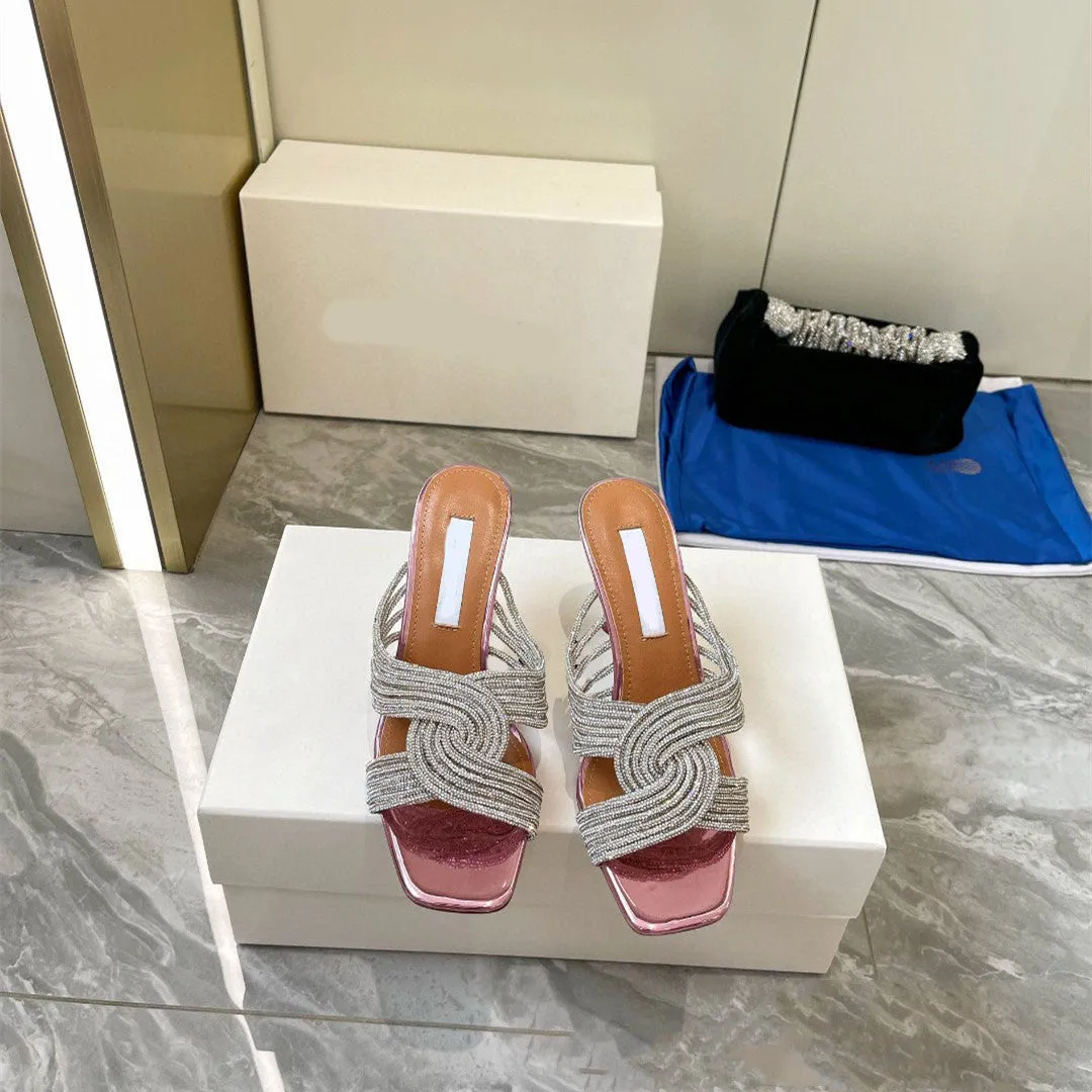 Cross Versatile Rhinestone High Heels