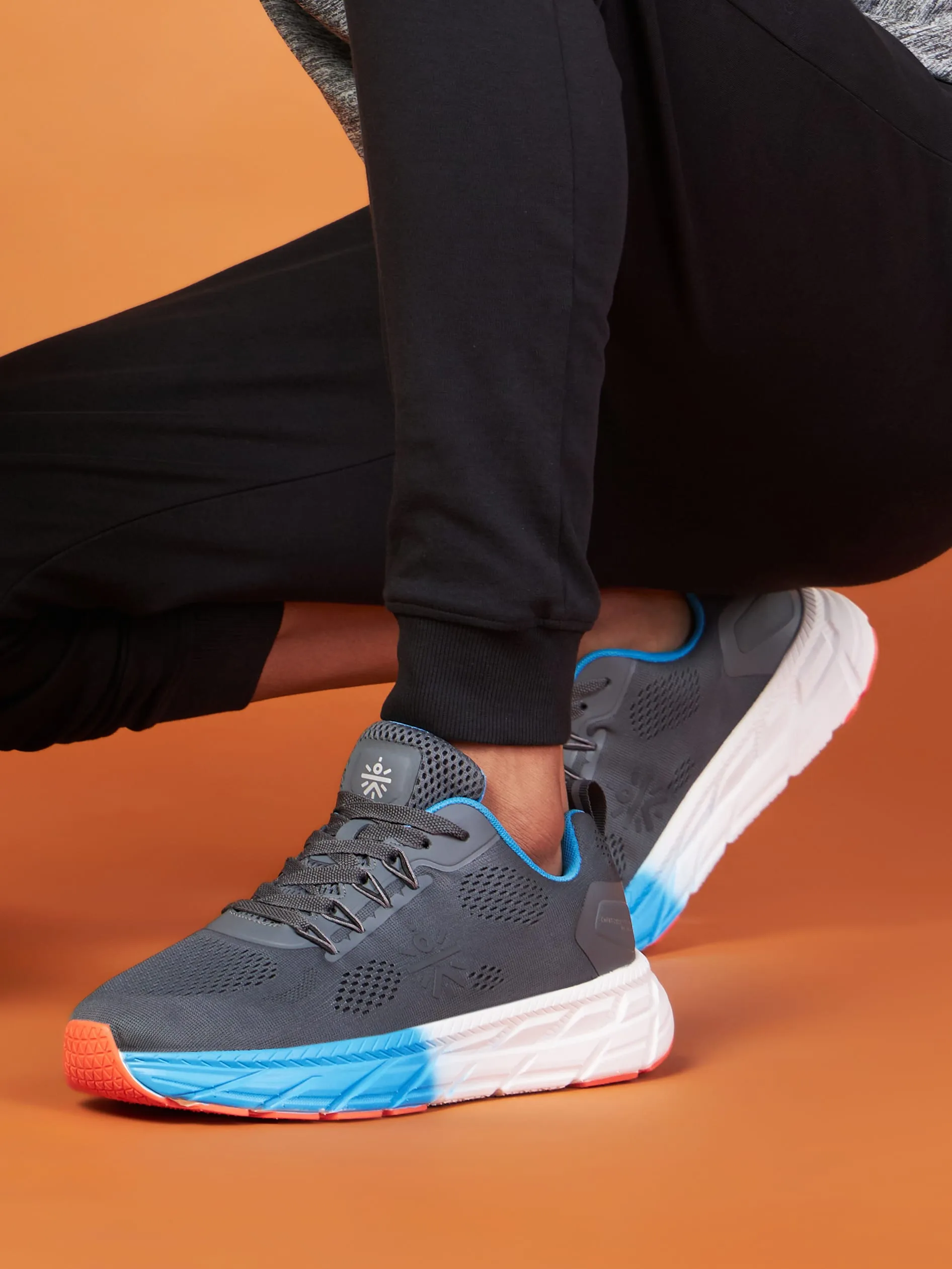 cult EZ  Ryde Men Running Shoes - Carbon Grey/Blue