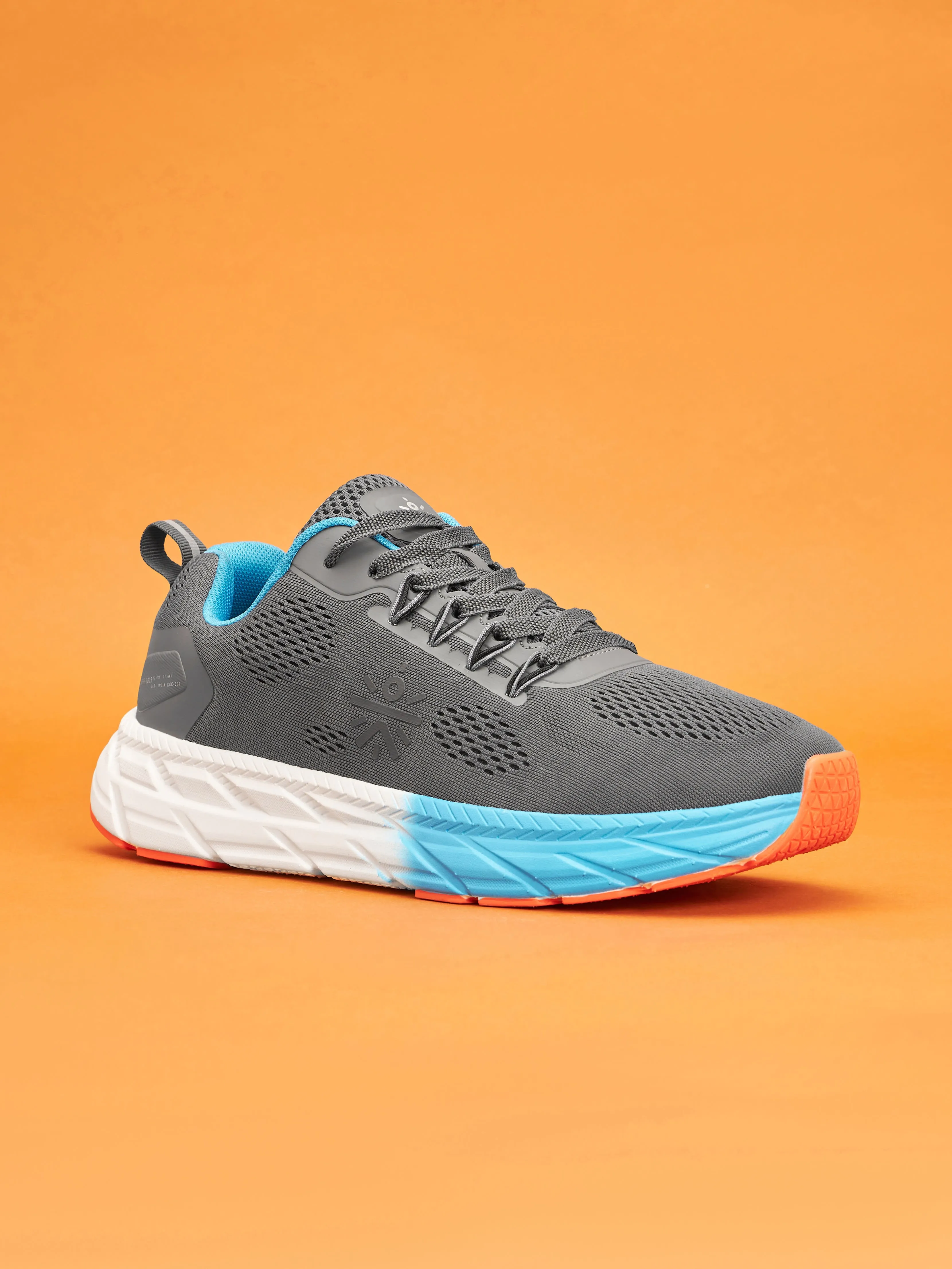 cult EZ  Ryde Men Running Shoes - Carbon Grey/Blue