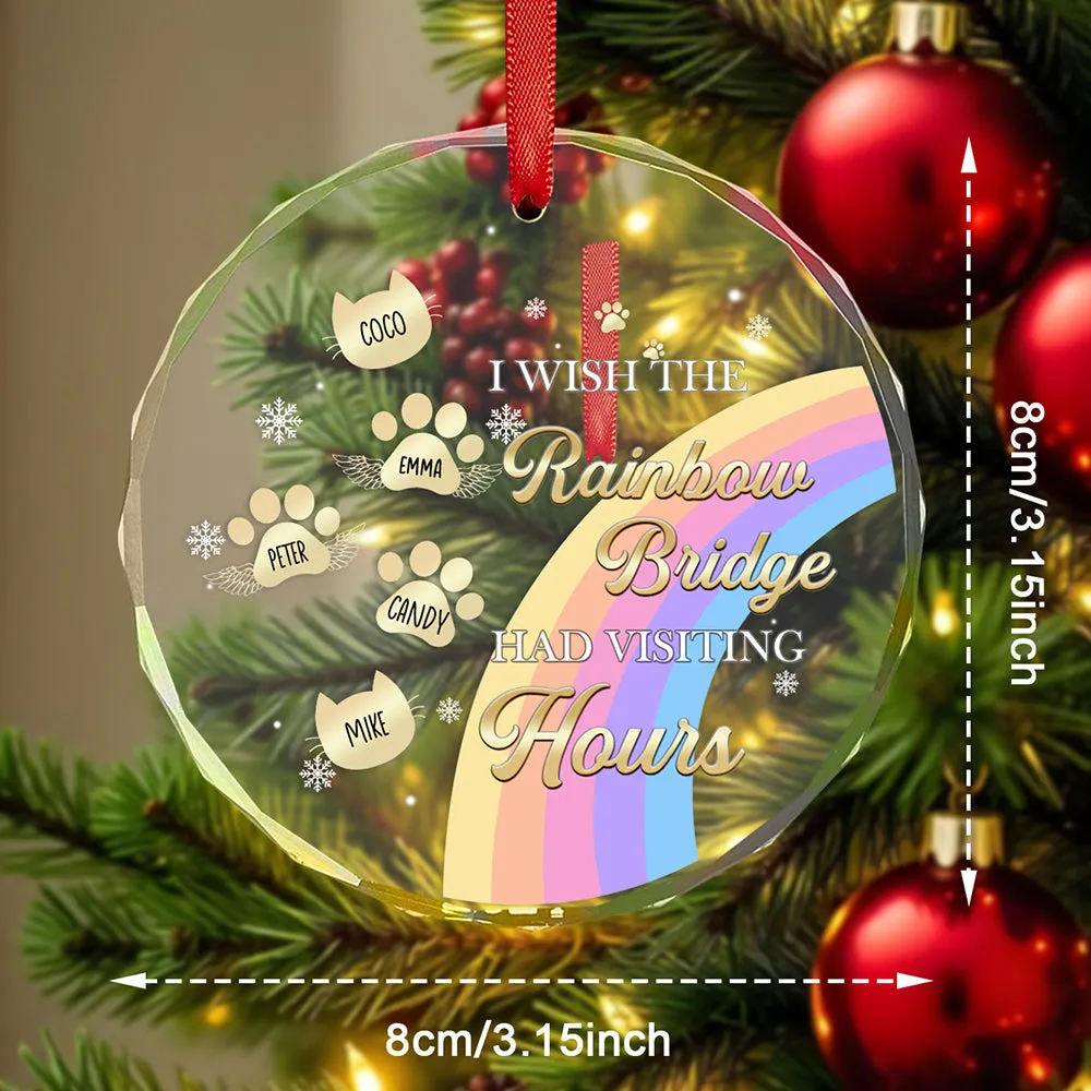 Custom Memorial "The Rainbow Bridge" Ornament