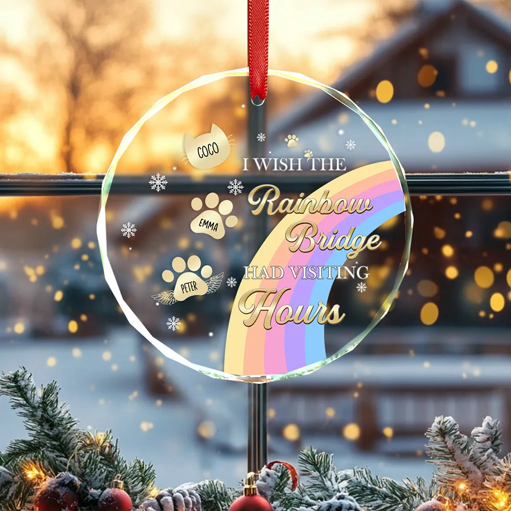 Custom Memorial "The Rainbow Bridge" Ornament