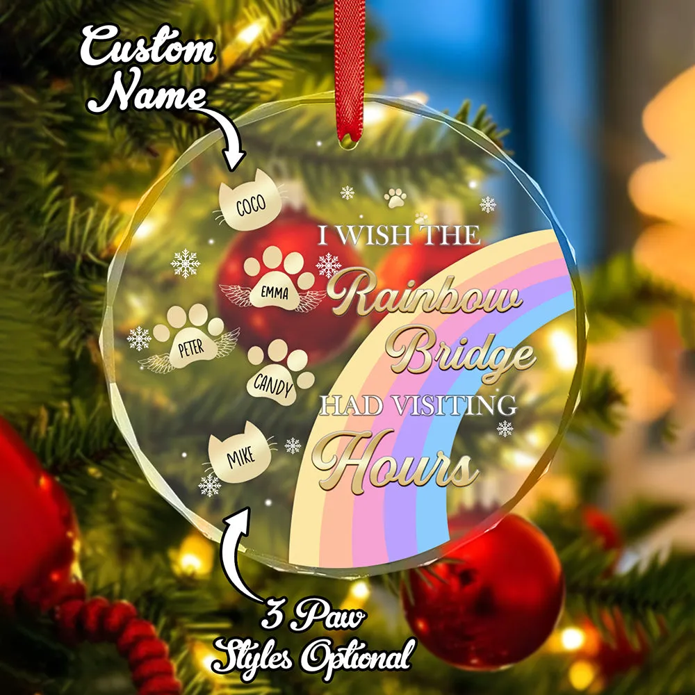 Custom Memorial "The Rainbow Bridge" Ornament