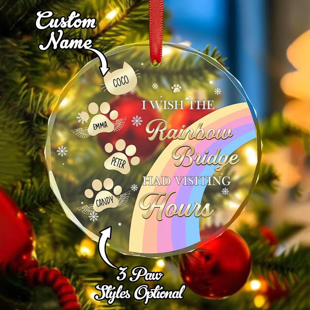 Custom Memorial "The Rainbow Bridge" Ornament