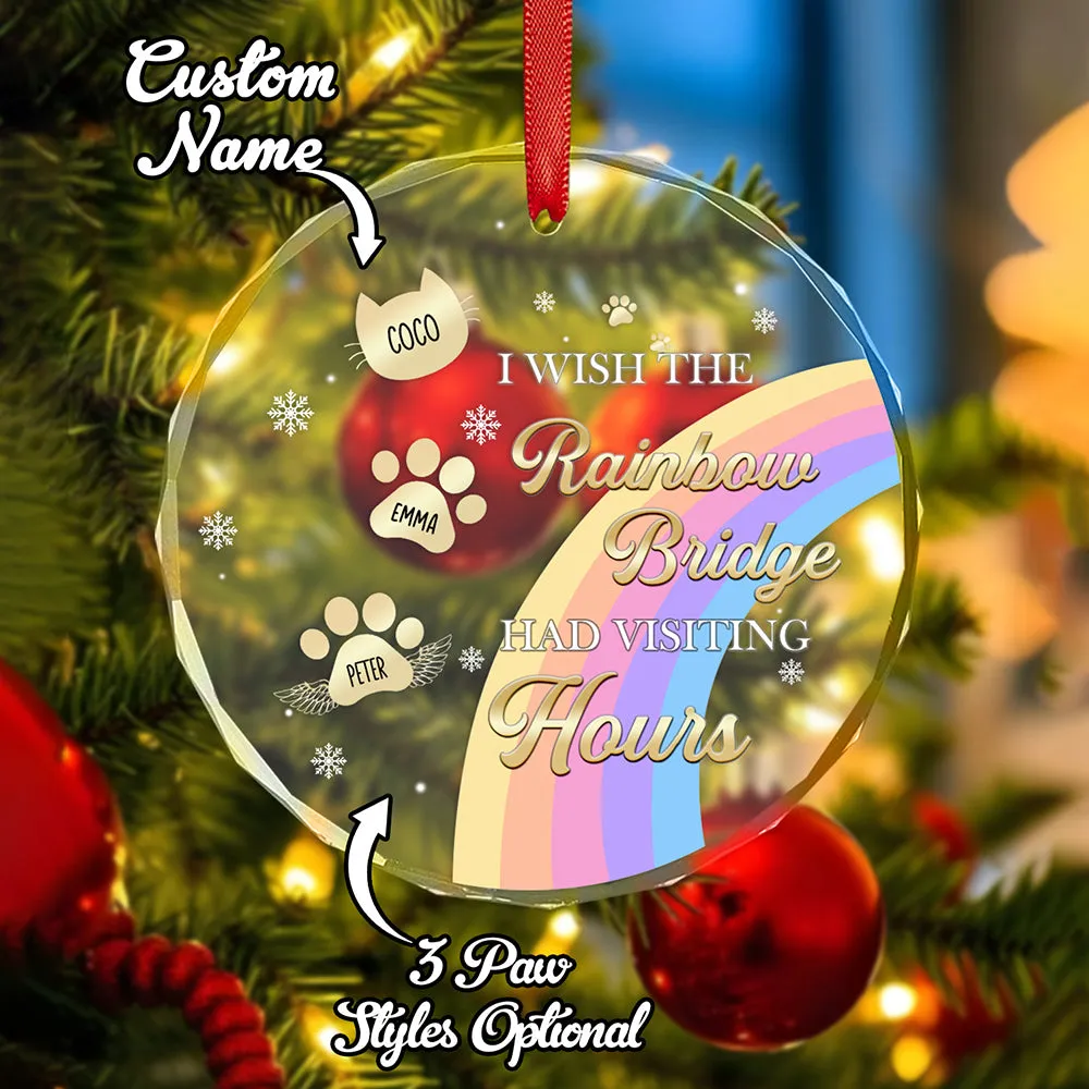 Custom Memorial "The Rainbow Bridge" Ornament