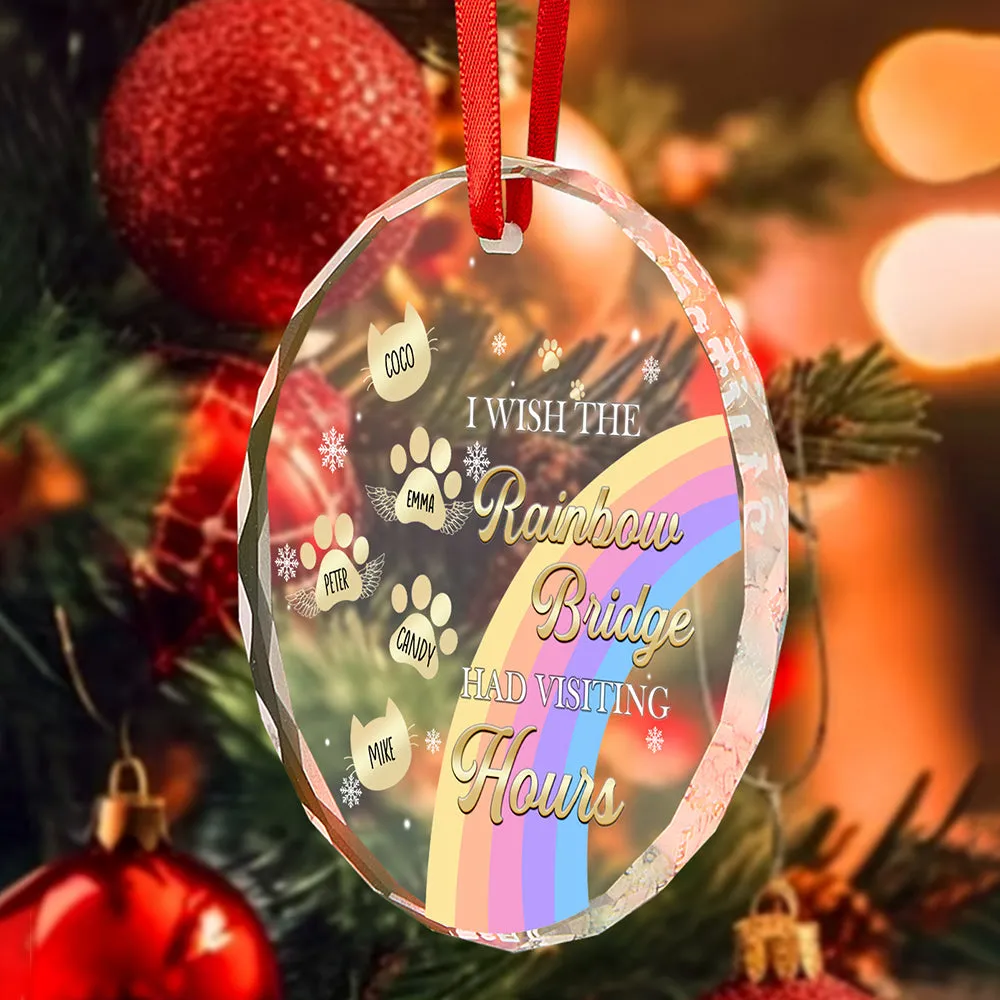 Custom Memorial "The Rainbow Bridge" Ornament