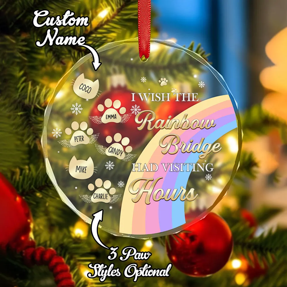 Custom Memorial "The Rainbow Bridge" Ornament