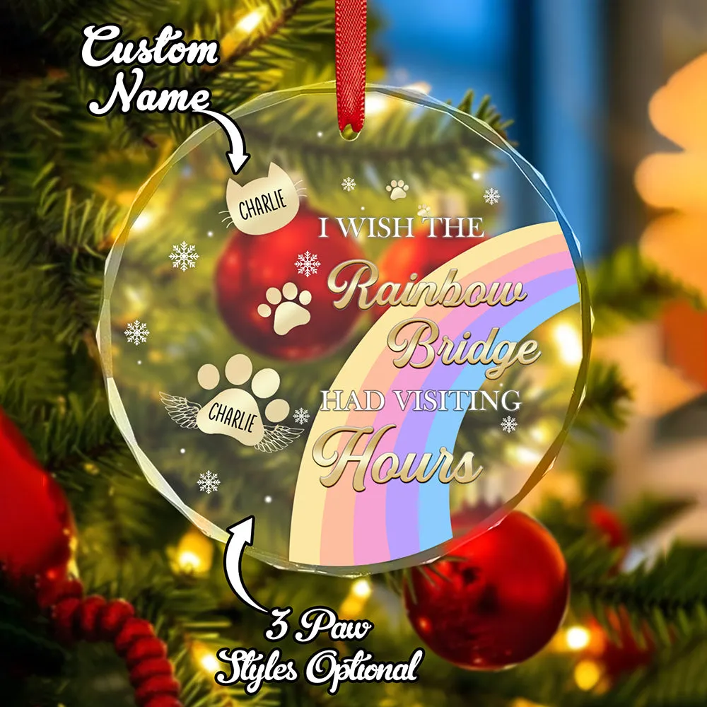 Custom Memorial "The Rainbow Bridge" Ornament