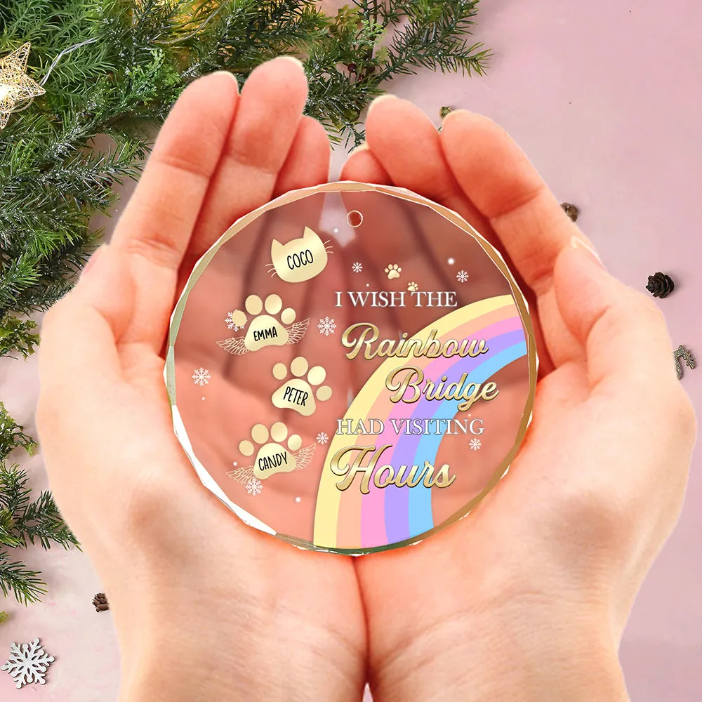 Custom Memorial "The Rainbow Bridge" Ornament