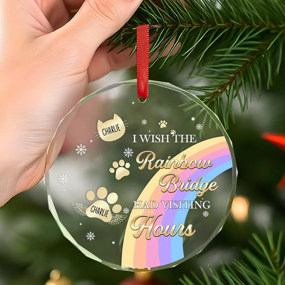 Custom Memorial "The Rainbow Bridge" Ornament