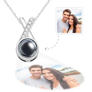 Custom Photo Projection Necklace Memorial Photo Necklace