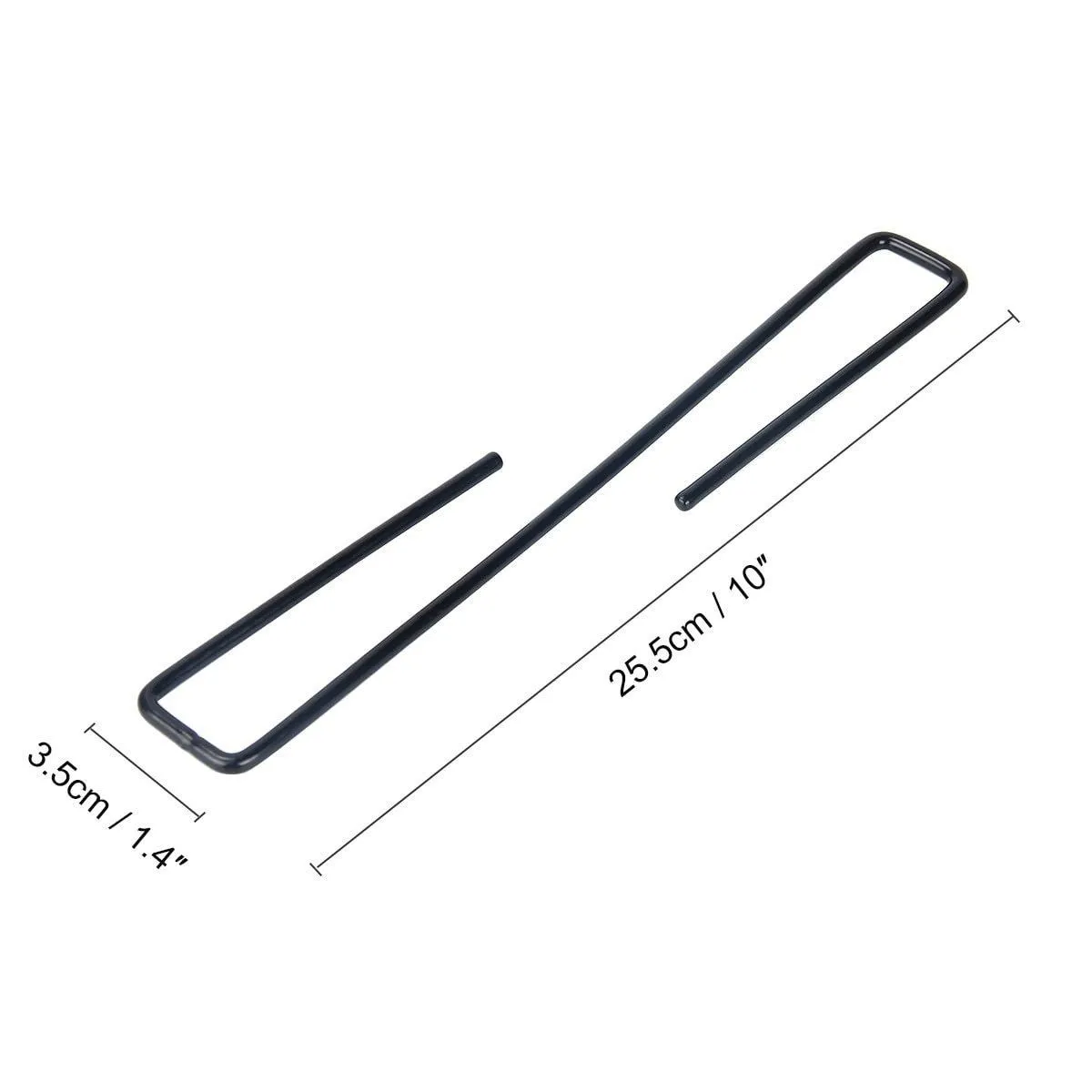 Cyberone Pack of 8 Handgun Pistol Hangers Stainless Steel Gun Hanger Vinyl Coated Hook Shelves Safes