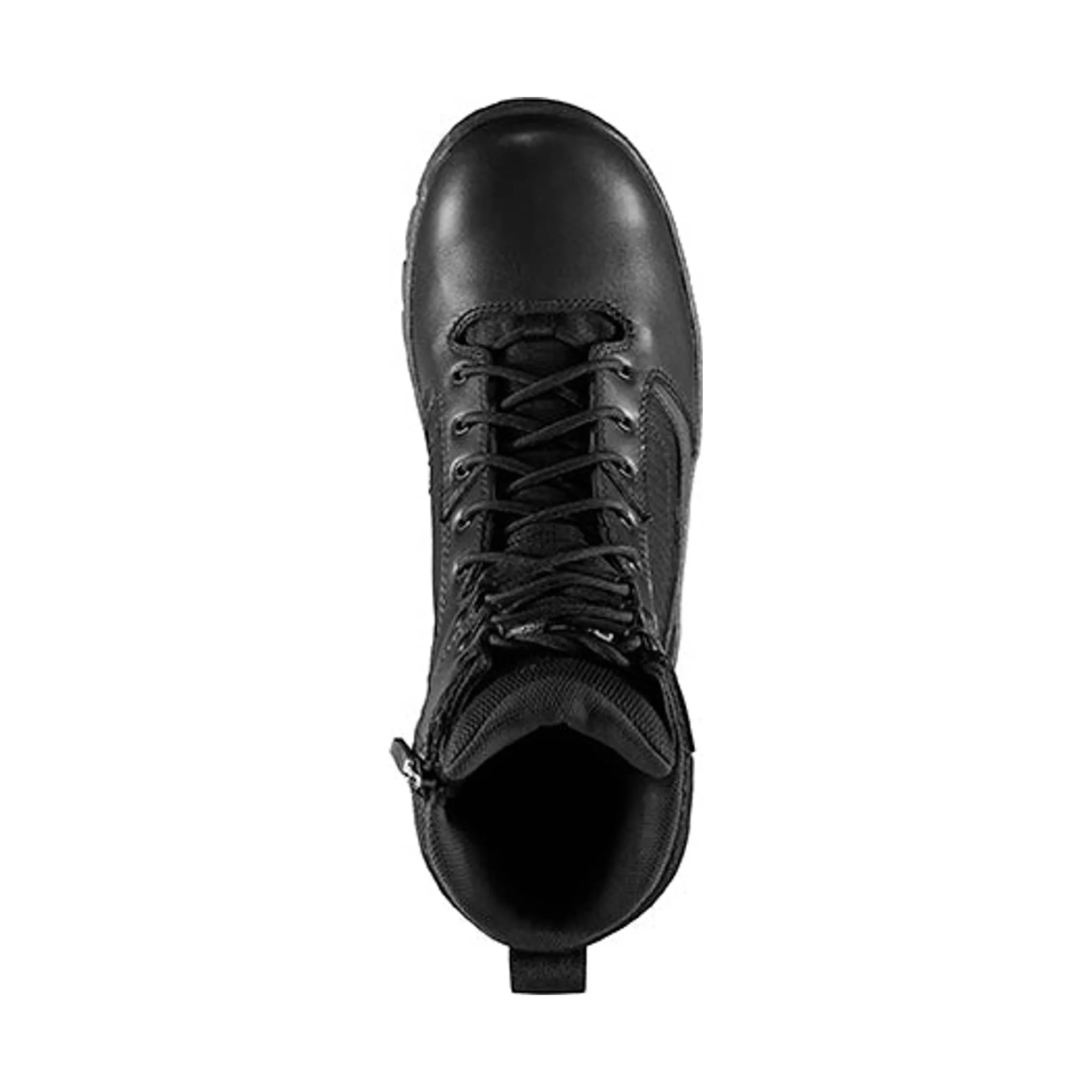 Danner Men's 8 Inch Lookout Side-Zip Boot Plain Toe Work Boots - Black