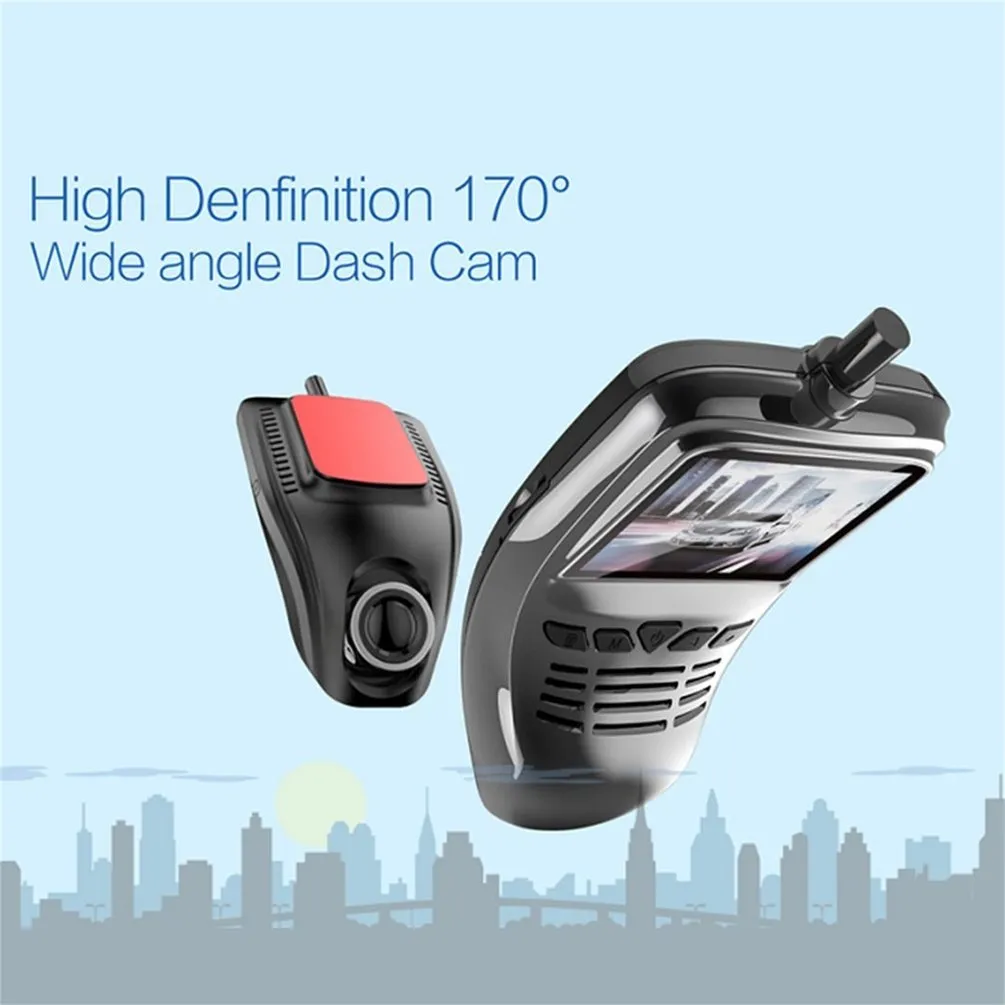 Dash Cam voiture DVR enregistreur caméra avec Wifi Full HD 1080p grand angle lentille G capteur vision nocturne