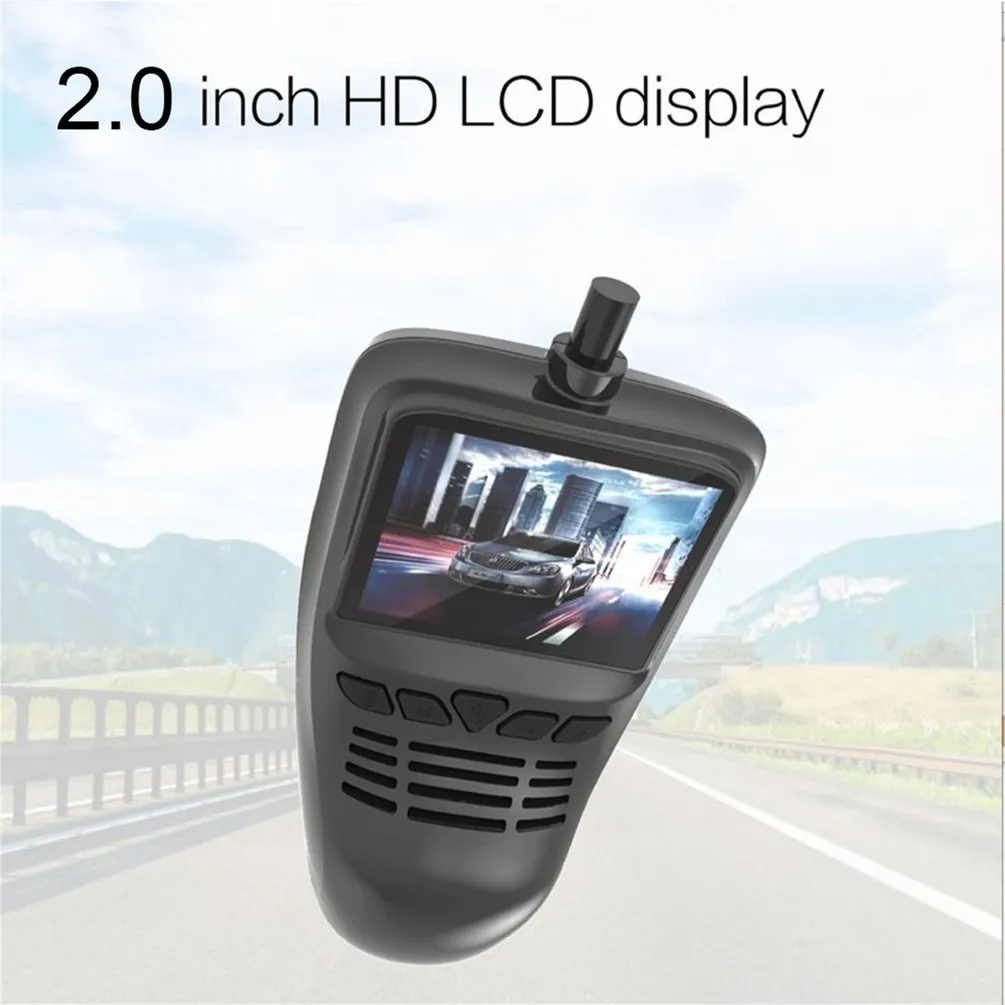 Dash Cam voiture DVR enregistreur caméra avec Wifi Full HD 1080p grand angle lentille G capteur vision nocturne