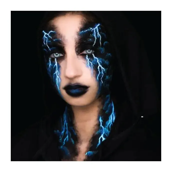 Day Glo Electric Blue Fx Makeup