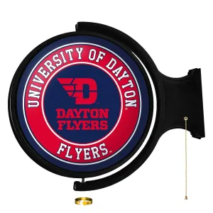 Dayton Flyers: Flyers - Original Round Rotating Lighted Wall Sign