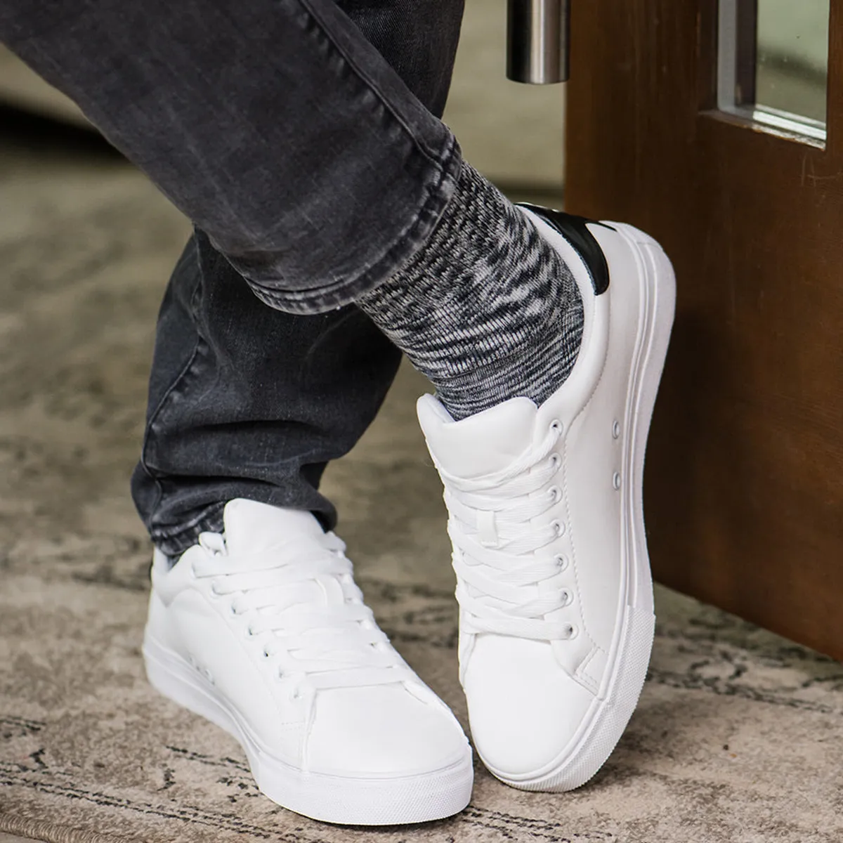 Diabetic Socks - Marble Grey
