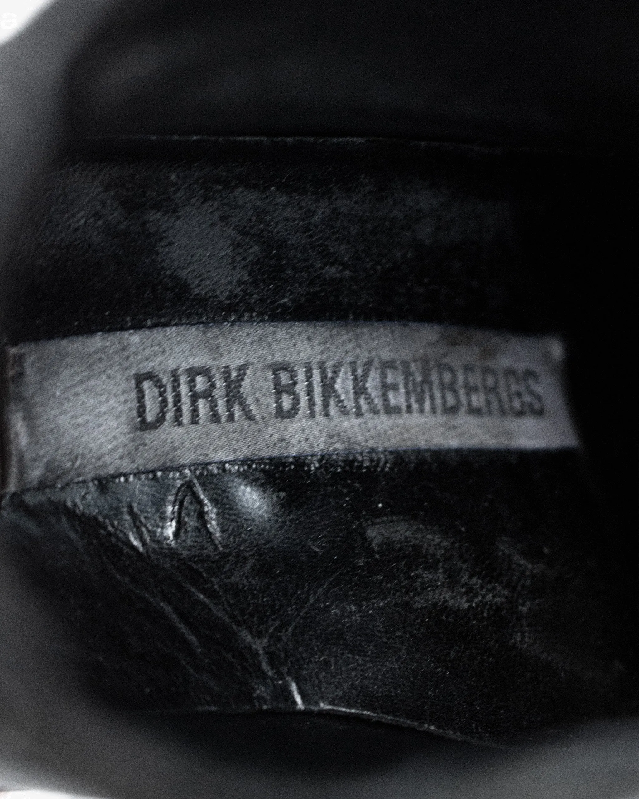 Dirk Bikkembergs Leather Slip-on Boots - S/S 1998