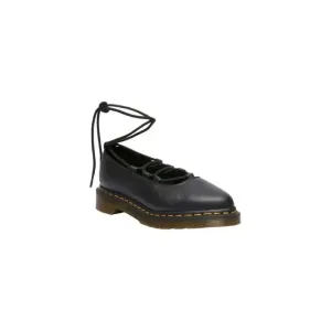 Dr. Martens Women's Slip-On Black Leather Flats