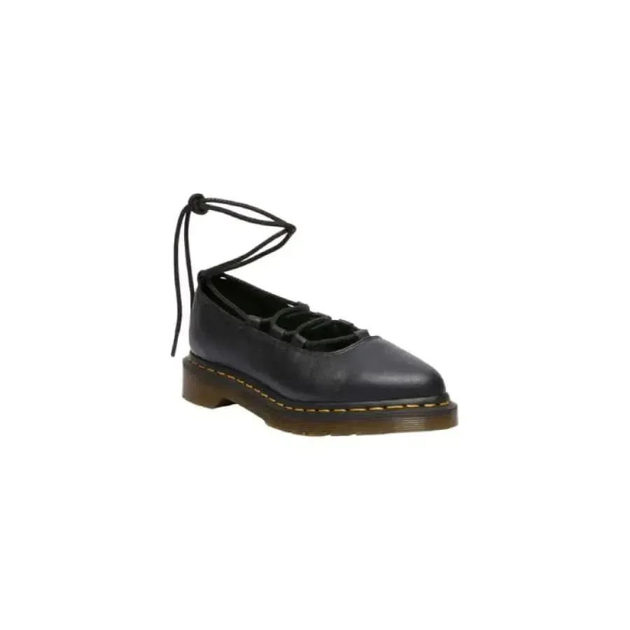 Dr. Martens Women's Slip-On Black Leather Flats
