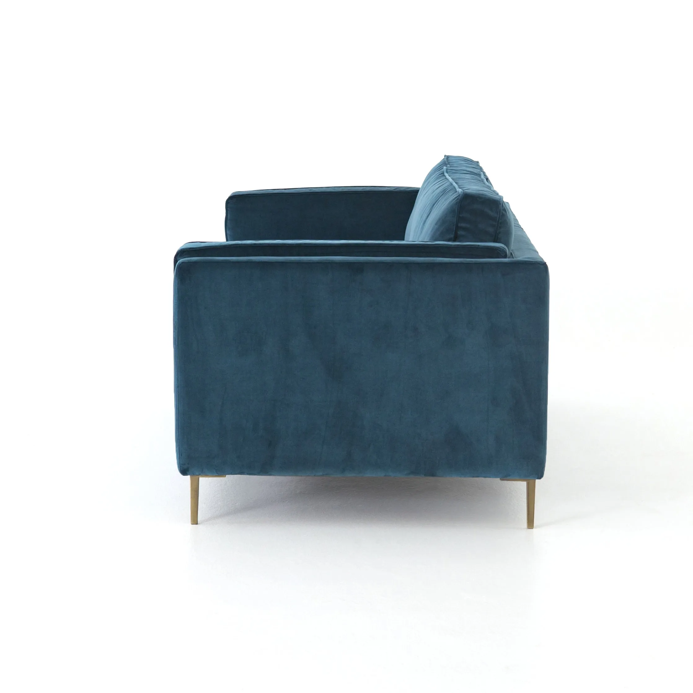 Emery Velvet Sofa - Sapphire Bay