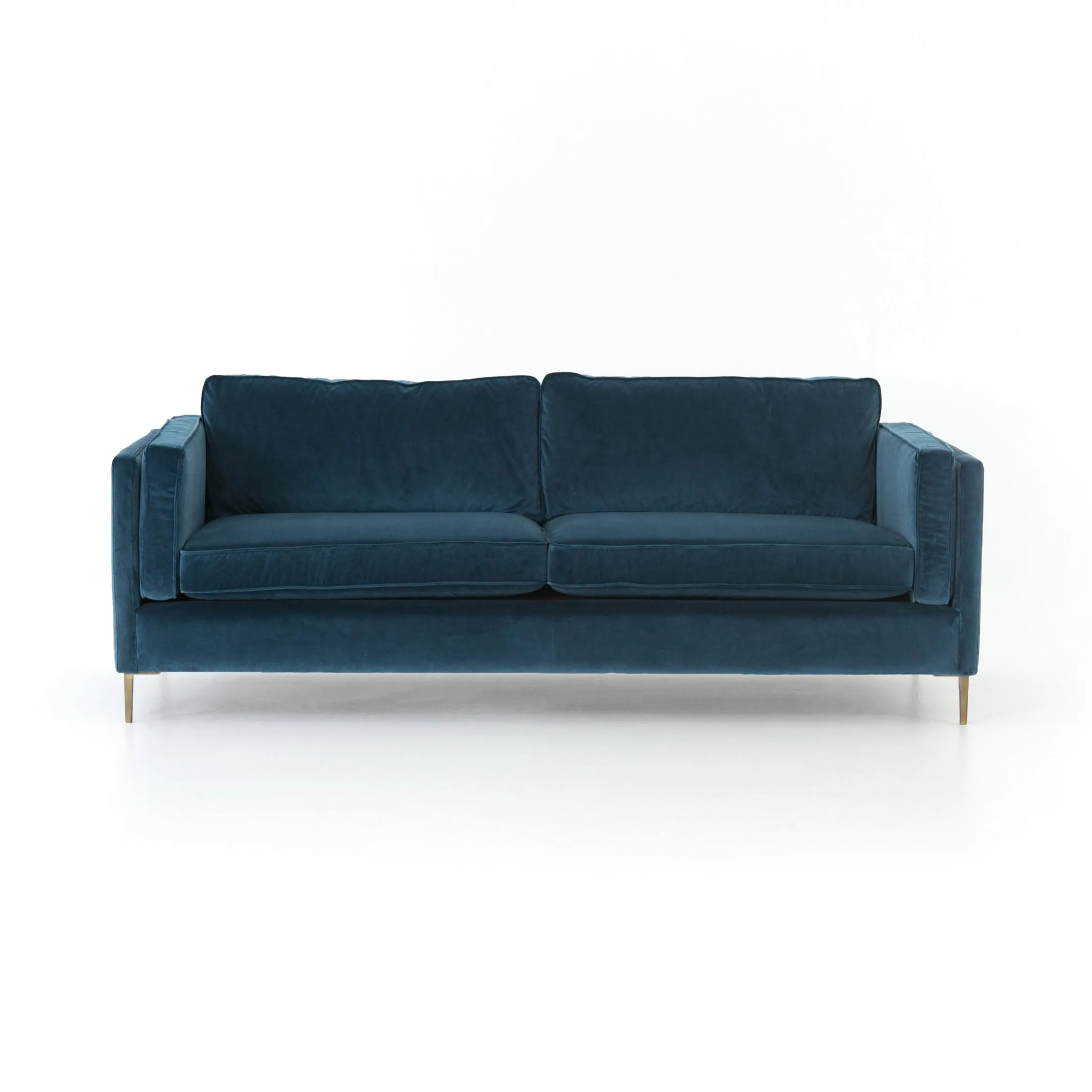 Emery Velvet Sofa - Sapphire Bay