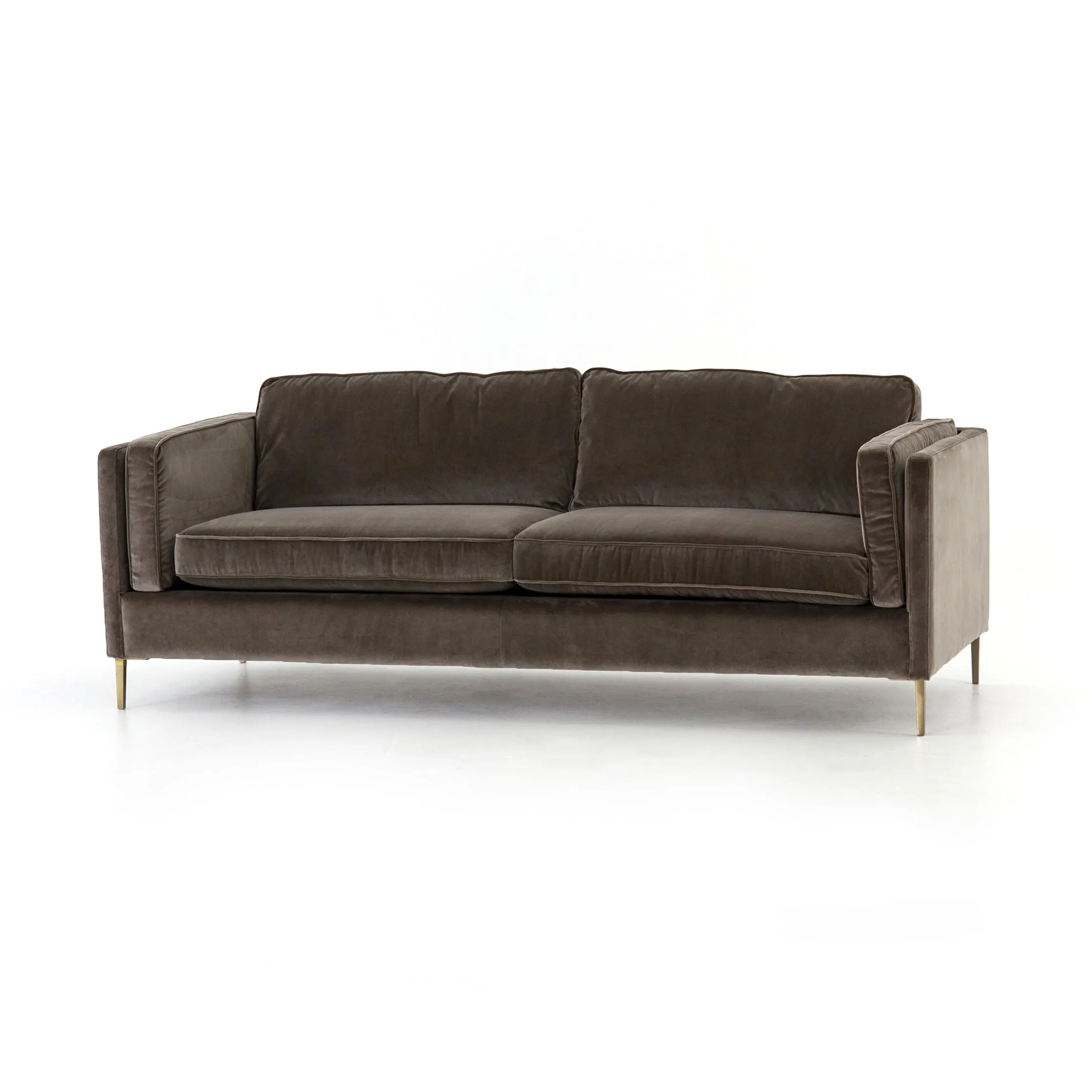 Emery Velvet Sofa - Sapphire Birch