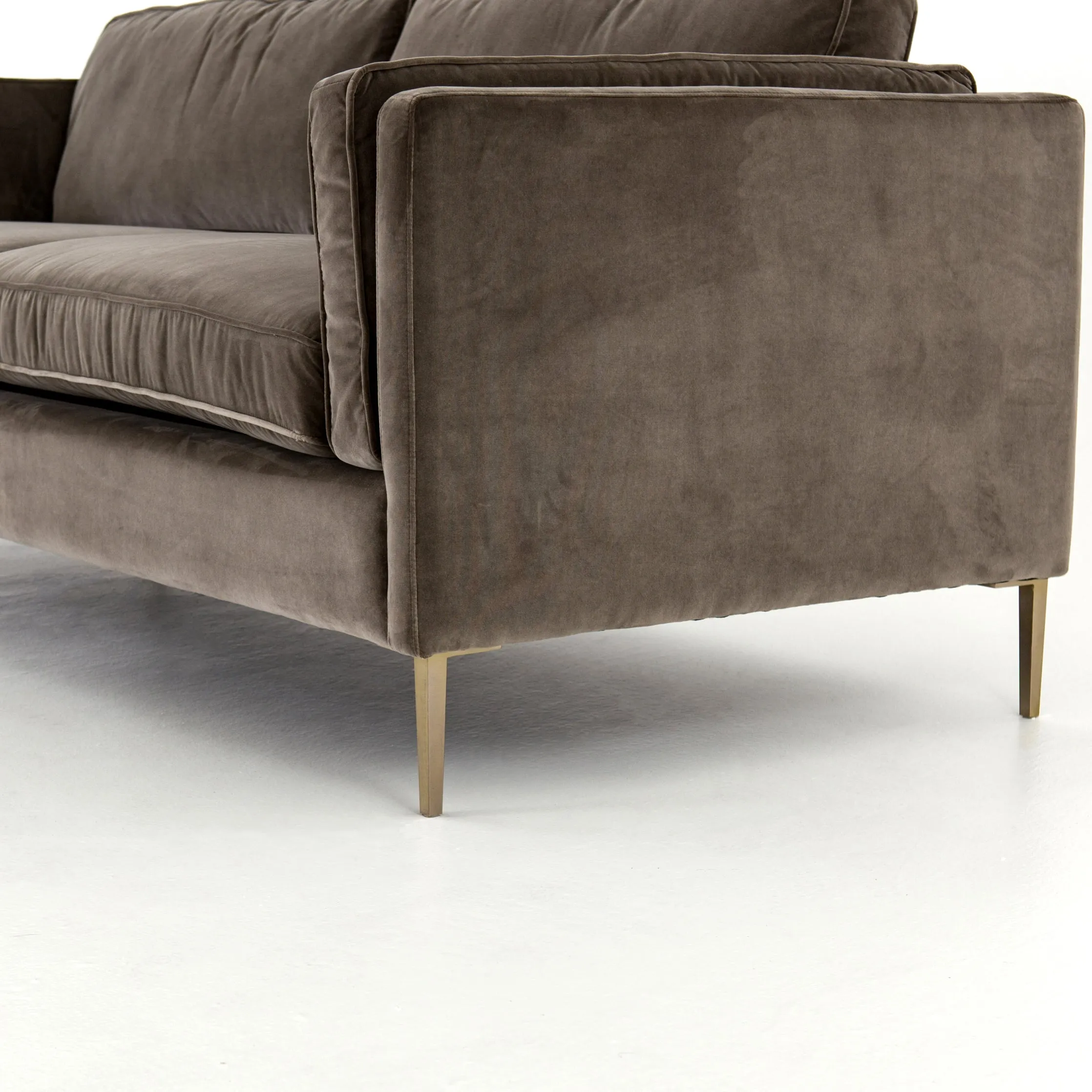 Emery Velvet Sofa - Sapphire Birch