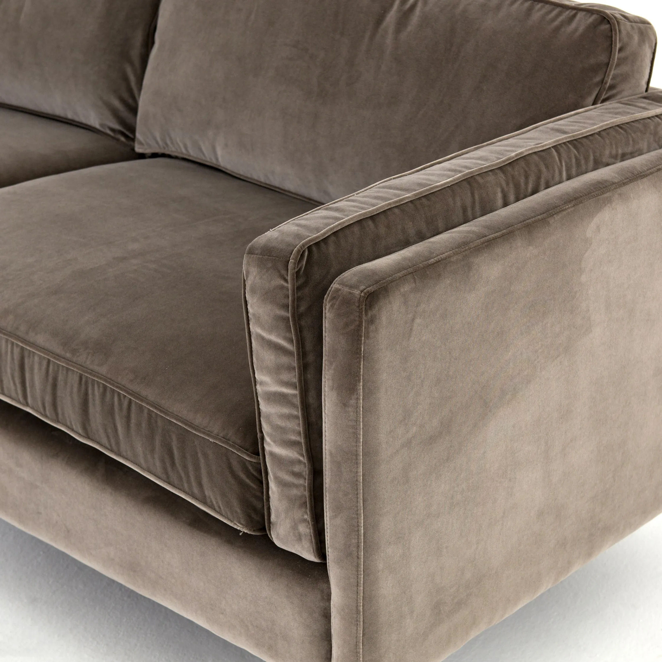 Emery Velvet Sofa - Sapphire Birch