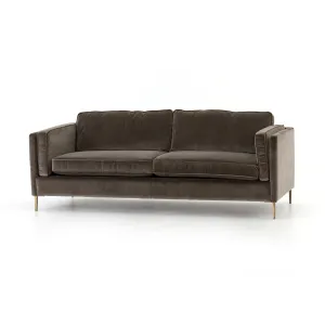 Emery Velvet Sofa - Sapphire Birch