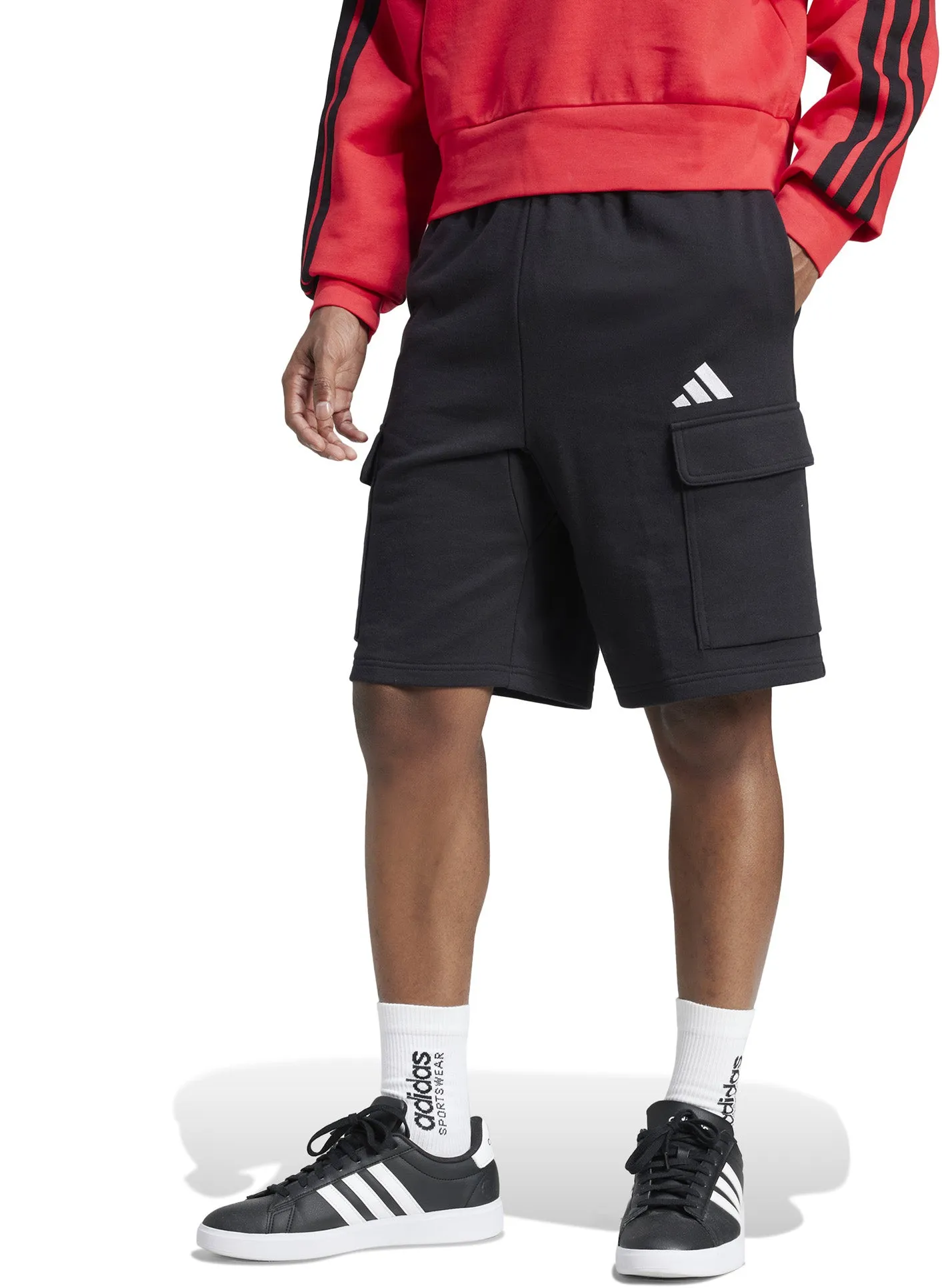 Essentials Feel Cozy French Terry Cargo Short