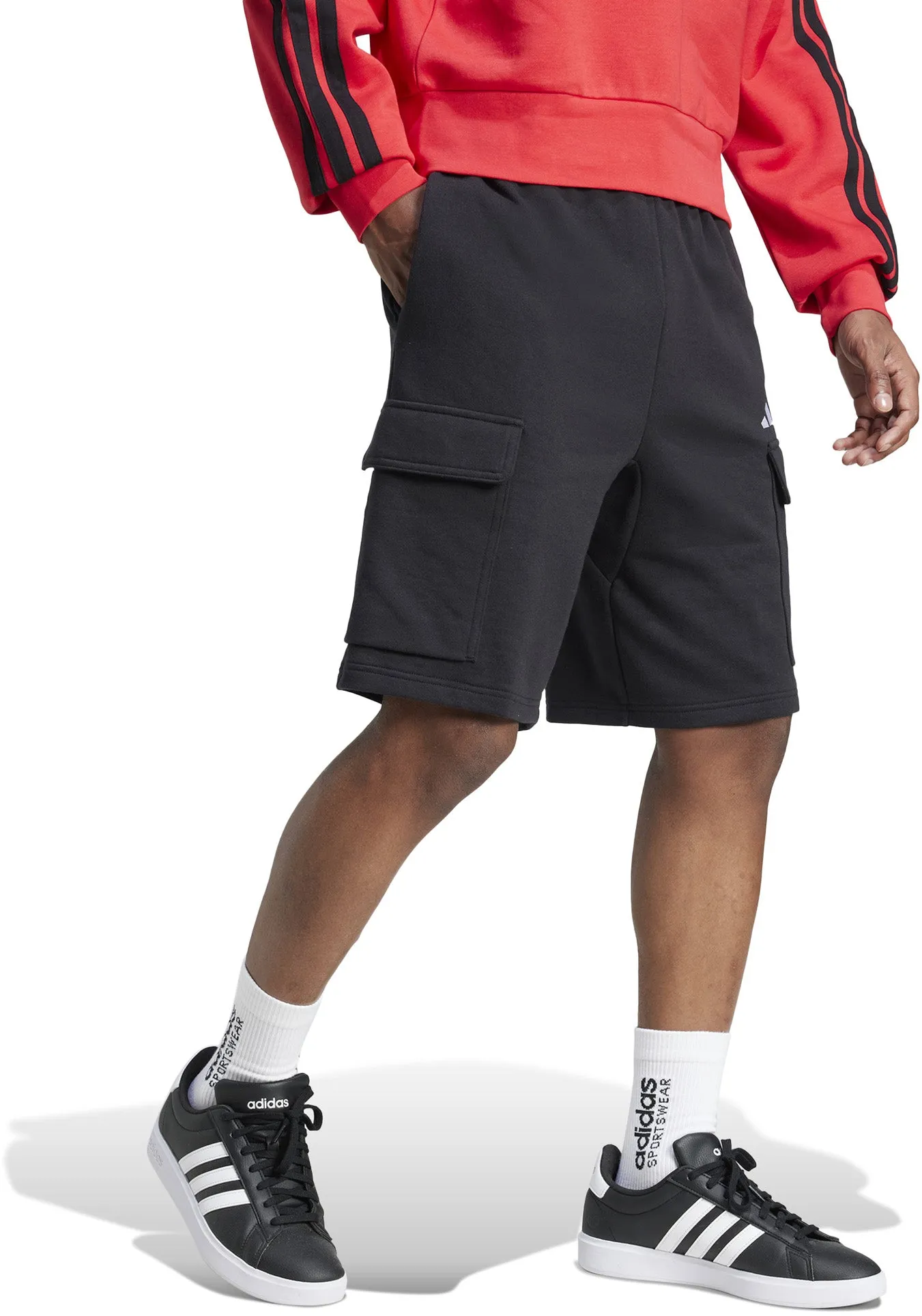 Essentials Feel Cozy French Terry Cargo Short