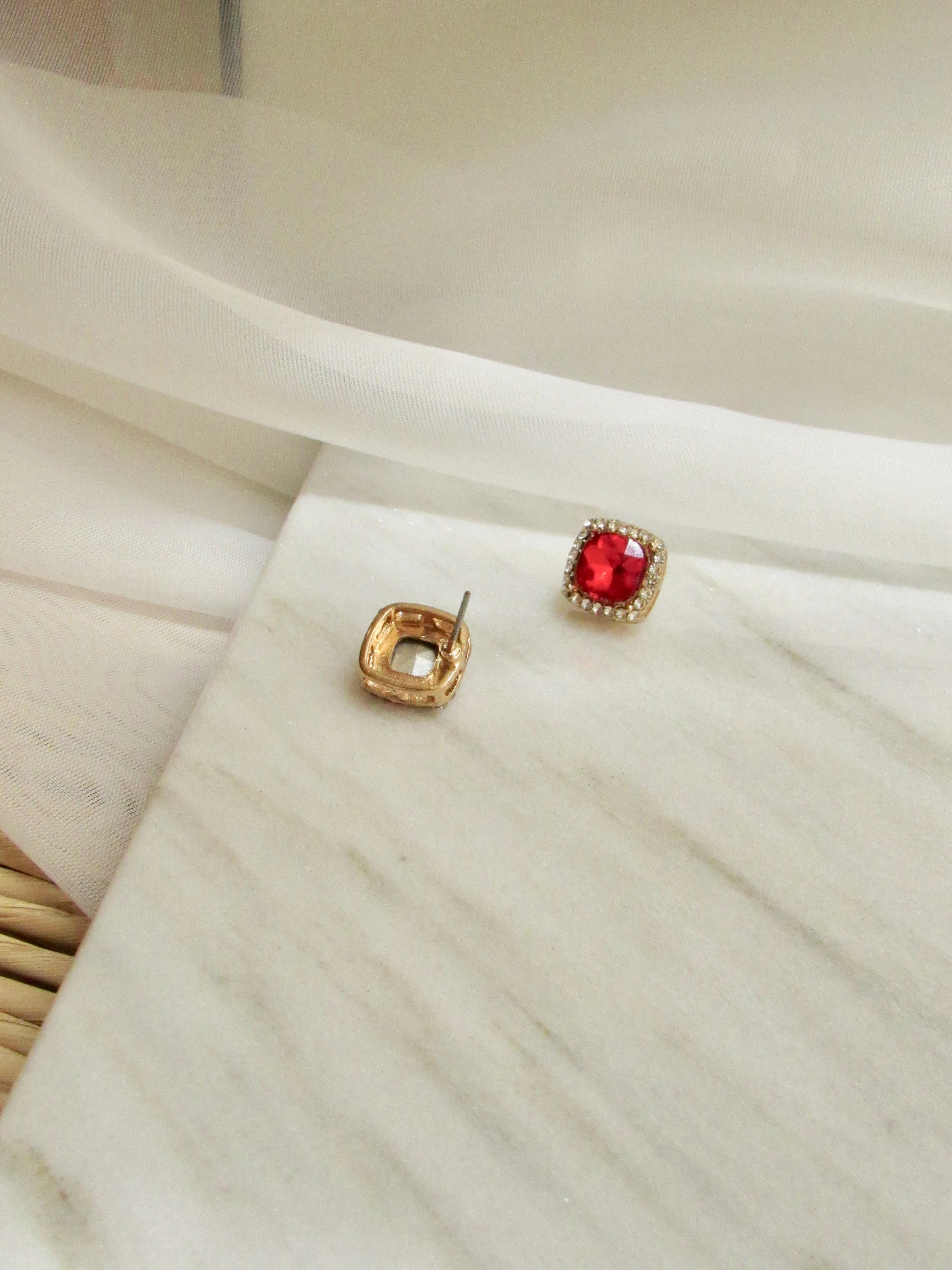 Fanna Crystal Stud Earrings