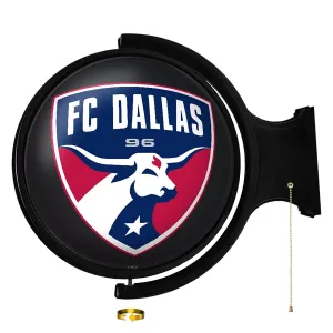 FC Dallas: Original Round Rotating Lighted Wall Sign