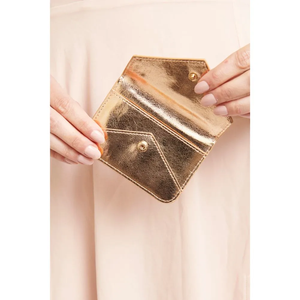 Fifi Metallic Card Holder