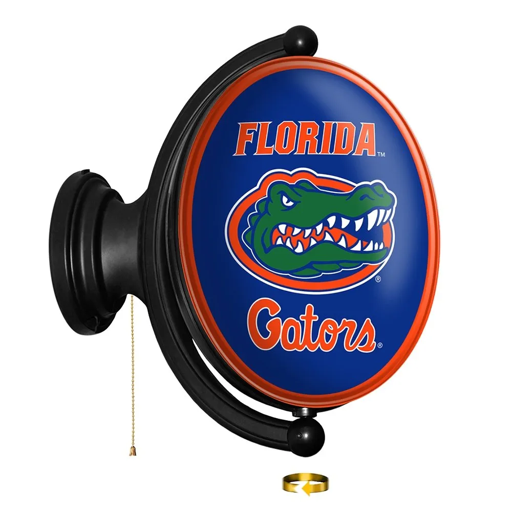 Florida Gators: Original Oval Rotating Lighted Wall Sign