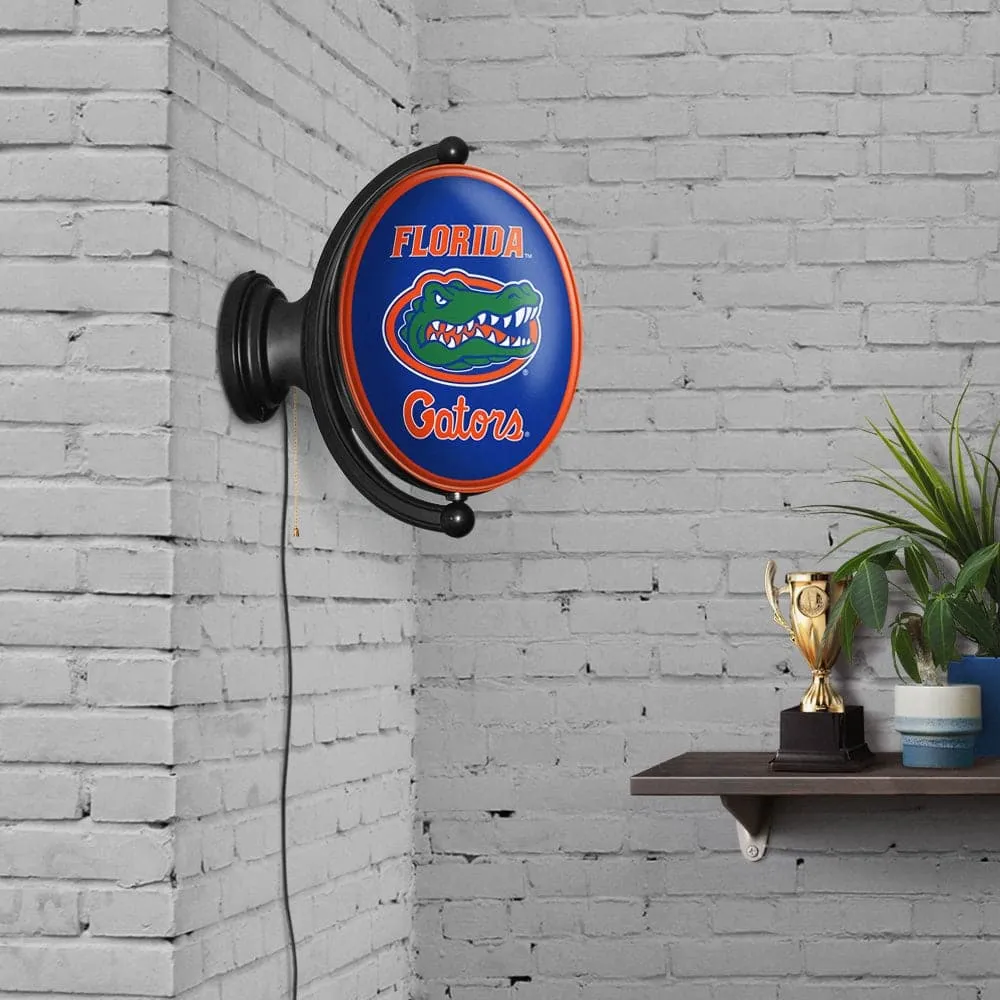 Florida Gators: Original Oval Rotating Lighted Wall Sign