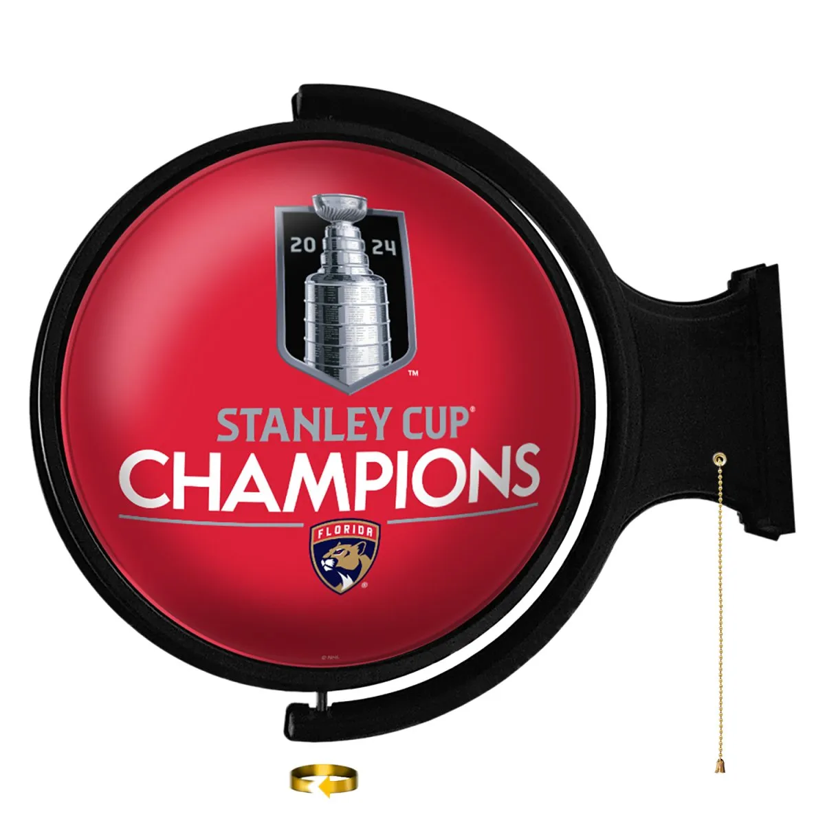 Florida Panthers: Stanley Cup Champions - Rotating Lighted Wall Sign