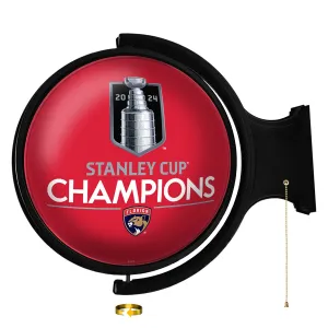 Florida Panthers: Stanley Cup Champions - Rotating Lighted Wall Sign