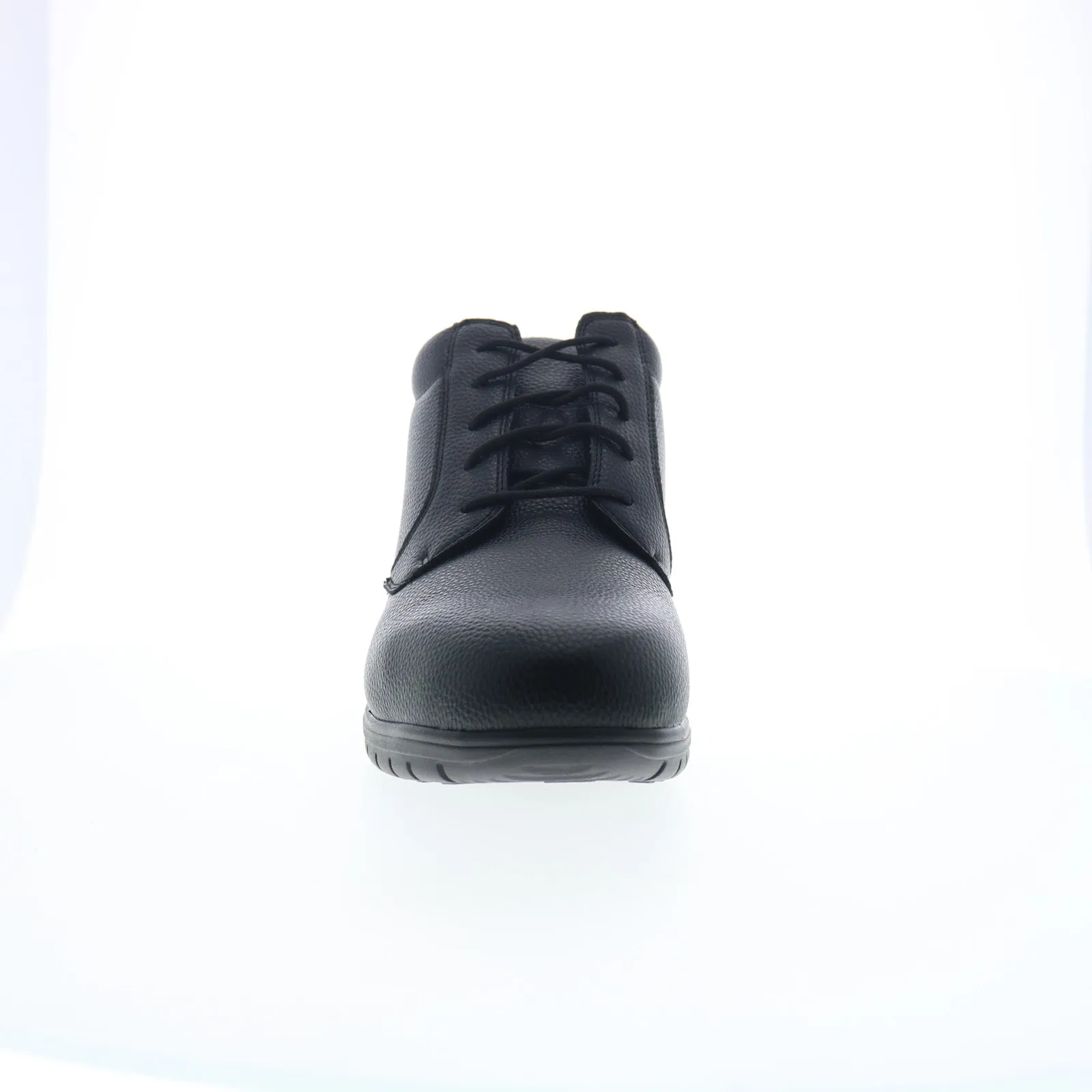 Footsaver by Drew Domino 90678-P1 Mens Black Wide Casual Dress Boots